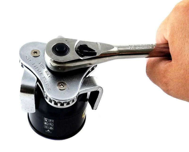 Auto Tool 3 Jaws Two Ways Oil Filter Wrench Spanner Remover 55-108mm Adjustable - Image 4 of 4