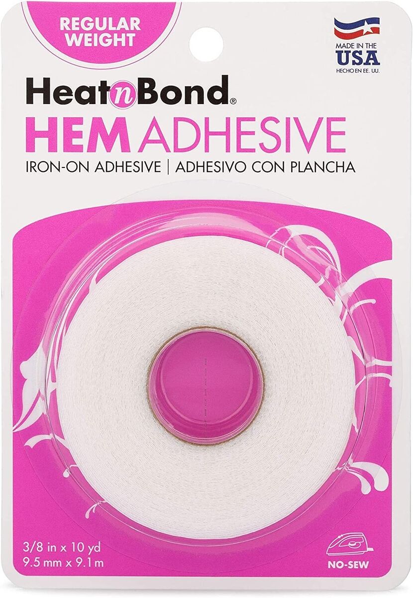 Heat N Bond Iron-On Adhesive, Hem, No-Sew, Regular Strength