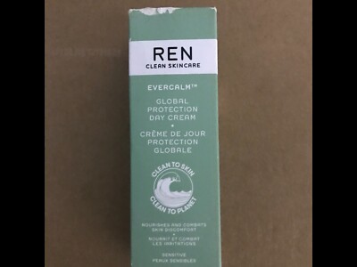 REN Clean Skincare Evercalm Global Protection Day Cream Full Size 1.7oz/50mL NIB