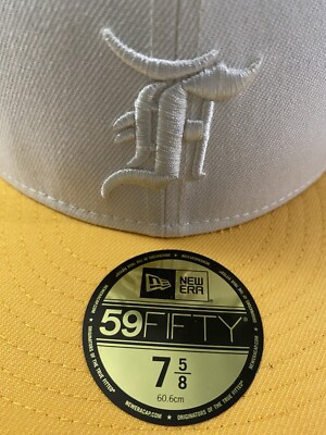 応援グッズ NEW ERA 59FIFTY 7 5/8 FOG ESSENTIALS Fear of God Essentials FOG New Era 59FIFTY Fitted Cap Yellow