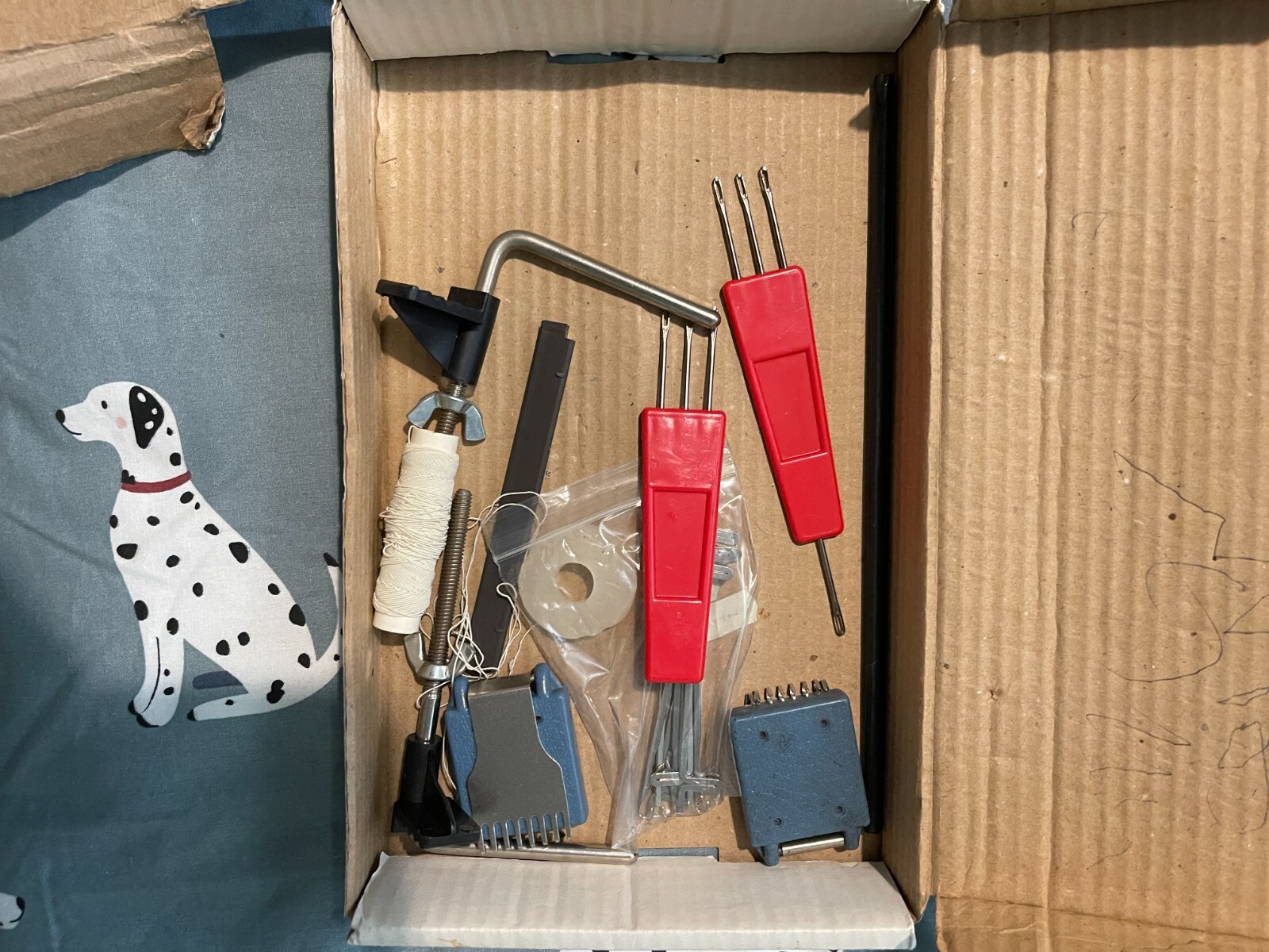 Vintage Boxed Bond Knitting Machine with Wool, Instructions/paperwork and Tools eBay