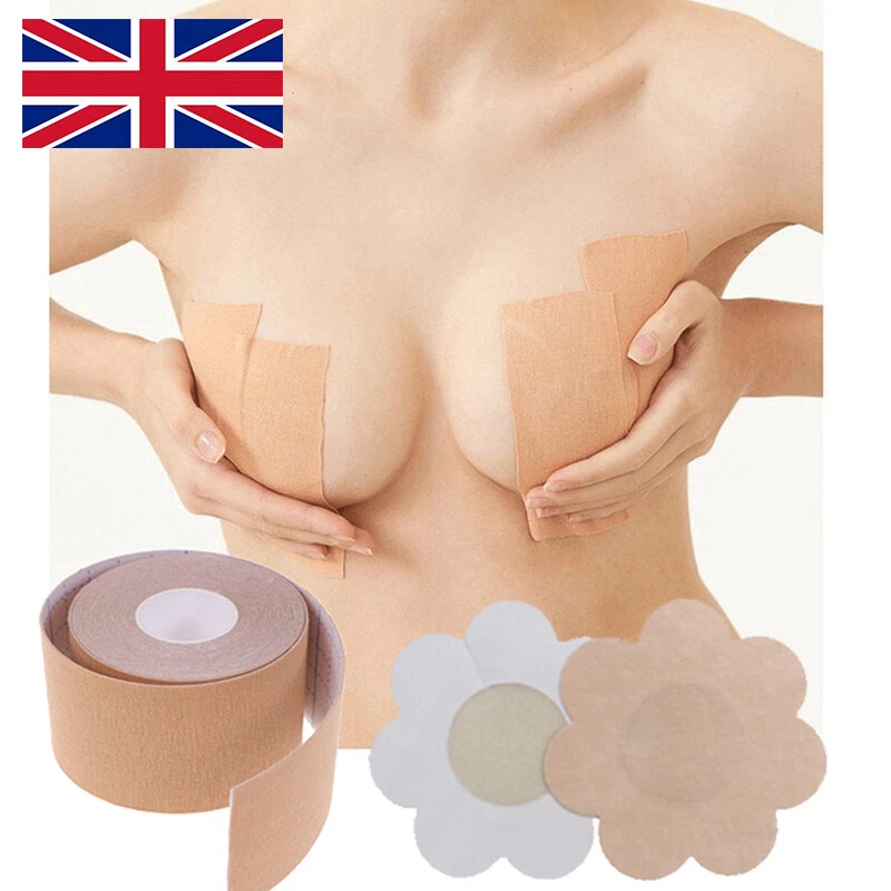 5M Body Invisible Bra Boob Tape Nipple Cover Breast Lift Push Up Sticky Bra  A