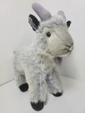 Gray Color Plush Goat 11" Tall Stuffed Animal Toy By Legends EUC