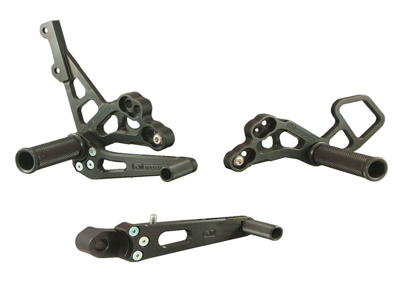 SUZUKI 20112022 GSXR 600 WOODCRAFT RACING REARSETS / FOOTPEGS COMPLETE KIT eBay