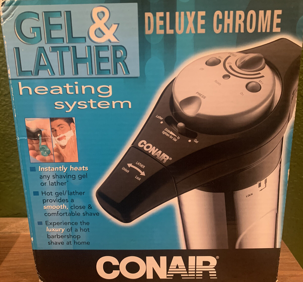 Conair Gel & Lather Heating System Deluxe Chrome Model HGL11