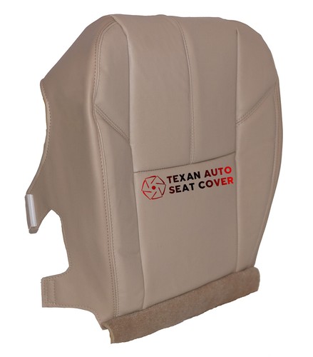 2007 Chevy Suburban 1500 2500 LT LS 4X4 Driver Bottom Leatherette Seat Cover Tan - Picture 2 of 7