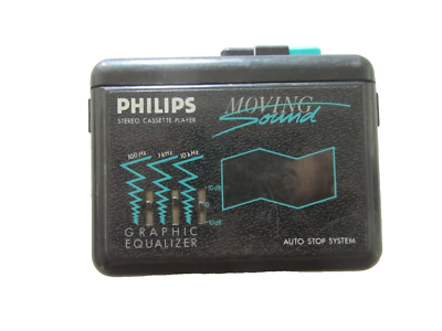 カセット Philips D-6616 Moving Sound Cassette Player Walkman Graphic
