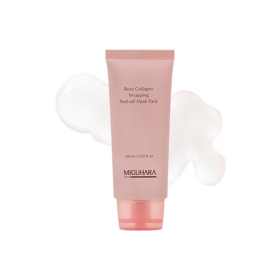 MIGUHARA Rose Collagen Wrapping Peel-off Mask Pack | Korean Skincare Mask Pac...