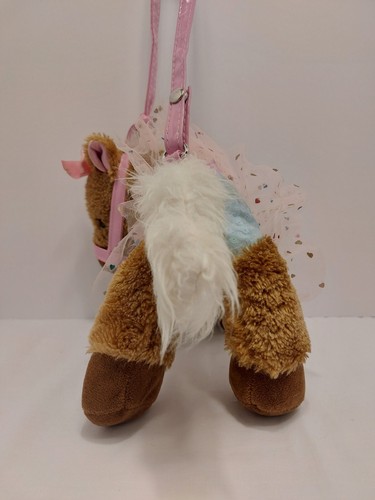 POOCHIE AND FRIENDS Horse Purse W/ Tutu Kids Toy Pink Sequins - Picture 5 of 7