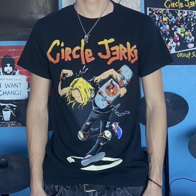 T-Shirt Circle Jerks - Taille Du S Au 5XL, Noir | Tee-punk, Unisexe, Personnalisable (contactez-nous)