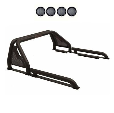 Black Horse GLADIATOR Roll Bar Modular BK w/5.3''LED fit 2019-2024 Nissan TitanXD