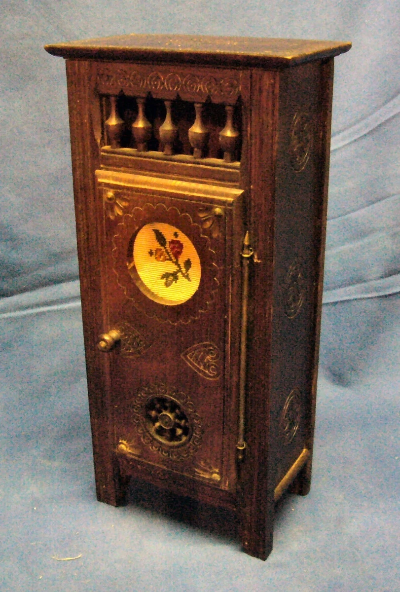 VINGVO armoire en bois de maison de poupée Échelle 1:12 Mini Vintage En