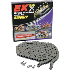 EK Chains 530 DRZ2 Drag Racing Series Non-Sealed Chain (Chrome) 150 Links