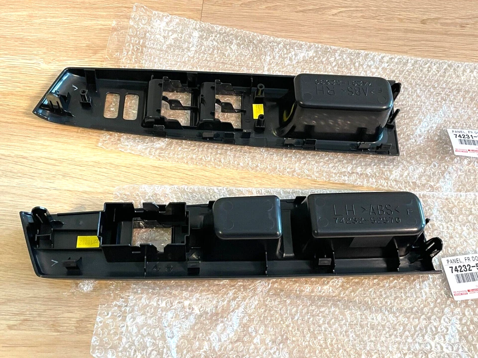 Toyota Genuine Yaris Vitz 12-19 RHD Front Door Armrest Trim Left Right Pair OEM Foto 2 de 4