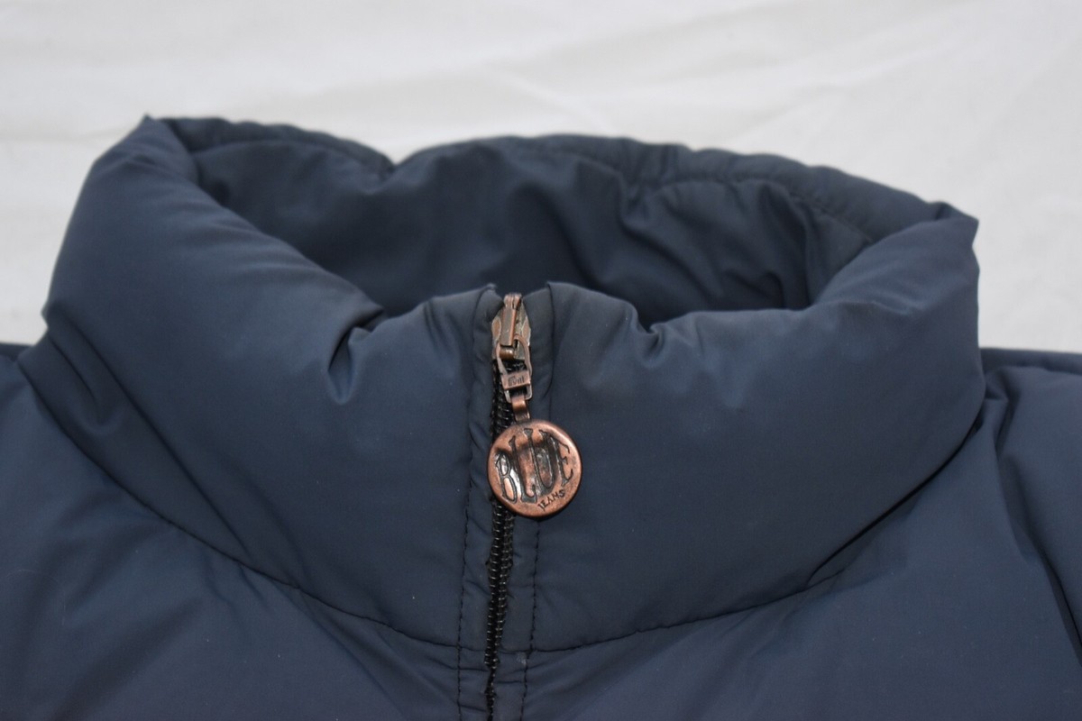 Prada Navy Blue Down Quilted Zip Through Jacket Coat Mens Prada Navy Blue Down Quilted Zip Through Jacket Coat Mens
