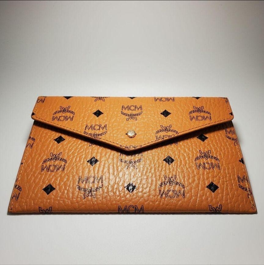 MCM novelty pouch clutch bag Orange New | eBay