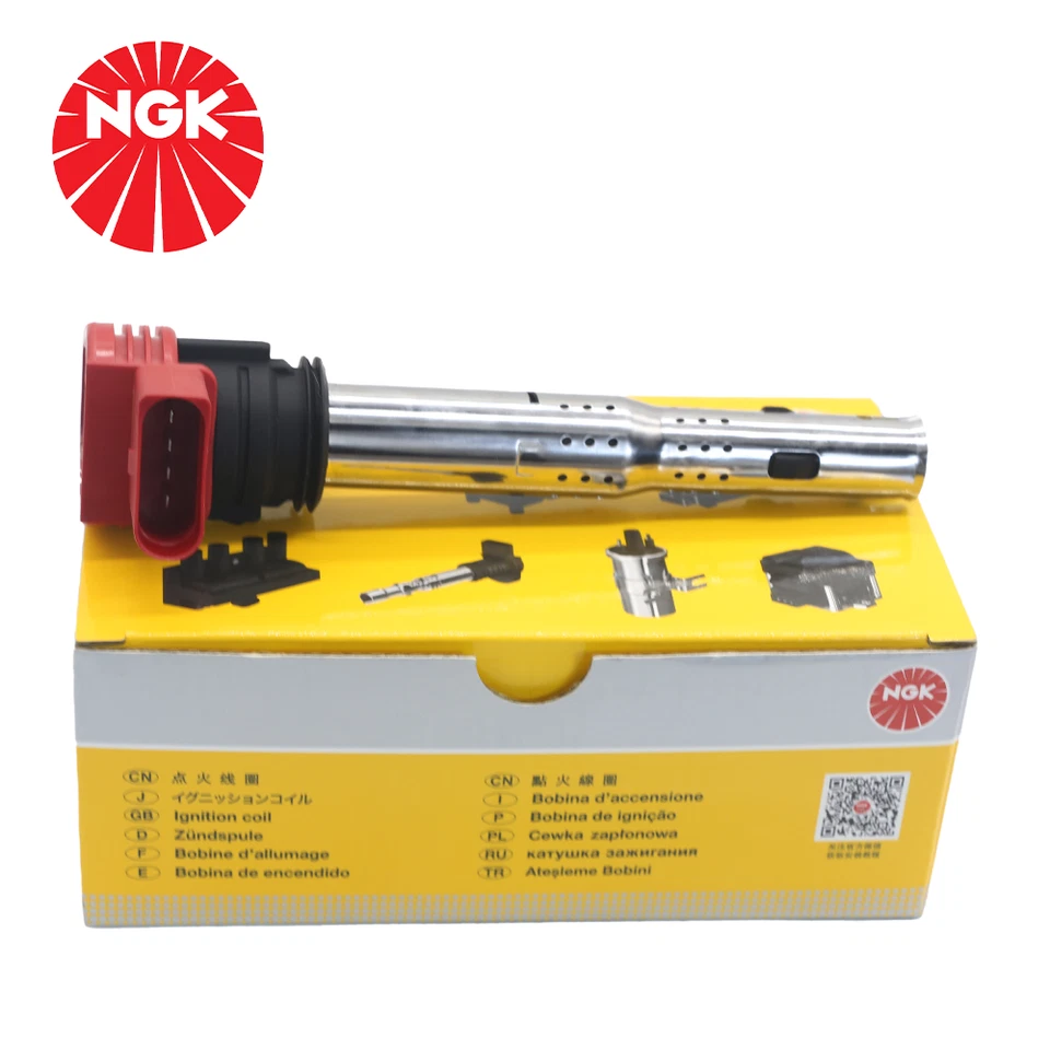 6 pc NGK Ignition Coils for 2005-2018 Audi A6 Quattro 3.0L 3.2L V6 Spark ee - Imagem 4 de 4