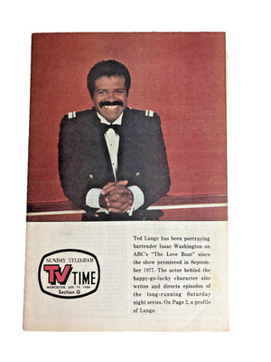Sunday Telegram TV Time - Worcester MA, Ted Lange Jan 19, 1986