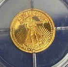 American Mint St. Gaudens Double  Eagle  .585 gold coin  1/2 gram