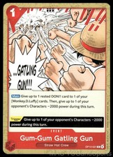 Gum-Gum Gatling Gun OP13-021 Carrying On His Will One Piece TCG NM