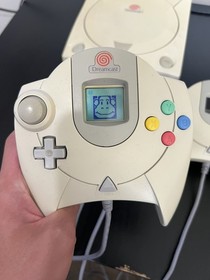 SEGA Dreamcast Console w/ Two Controllers, Memory Card and Cables Tested Working
