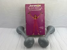 Joe Weider Slim-Bells Vintage Plástico 3 lb Mancuernas Pesas Con Caja