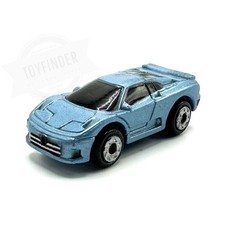 1998 Vintage GALOOB Micro Machines BUGATTI EB110 Light Metallic Blue BONUS CAR