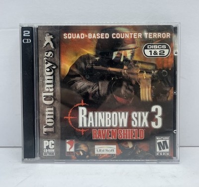 Tom Clancy's Rainbow Six 3 Raven Shield (PC, 2003) 2 Disc Game Ubisoft Complete