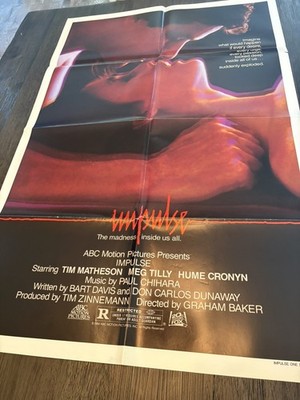 Impulse movie poster folded rare original 