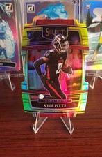 2021 Panini Select 💎Concourse Kyle Pitts #46 Green & Yellow Prizm Die-Cut (RC)