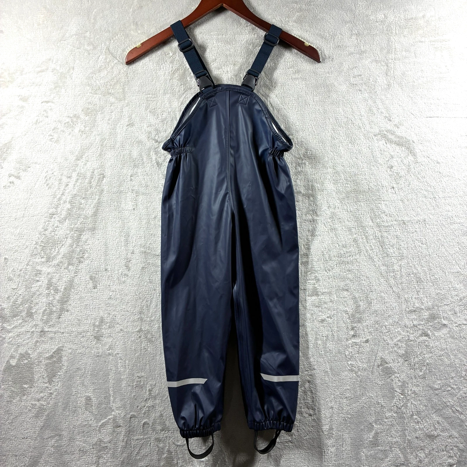 Helly Hansen Kids Navy Blue Waterproof Rain Fisherman Bib Overalls Size 110/5 5Y
