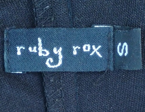 Y2K Ruby Rox Black Midi Dress Womens Size S Fairy Core Grunge Whimsigoth - Picture 5 of 9