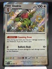 Dodrio 200/091 - Shiny Holo Rare - Paldean Fates Pokemon Card NM