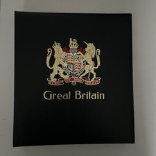 GB, Stanley Gibbons, DAVO Hingeless Album + Slip Case Vol I, 1840-1970, used