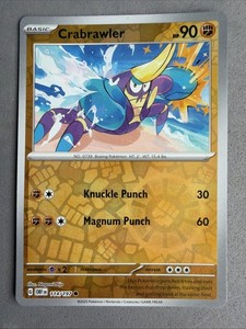 Crabrawler 114/197 Obsidian Flames Reverse Holo