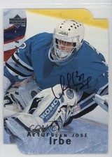 1995-96 Upper Deck Be a Player Die-Cut Auto Arturs Irbe #S23 Auto 0gx4