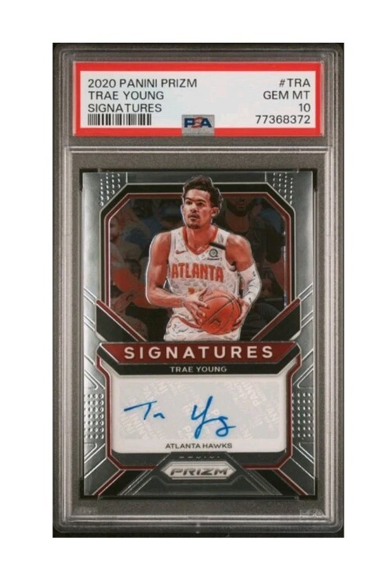 2021 Panini Prizm Signatures Silver TRAE YOUNG AUTO PSA 10 💎 GEM 💎