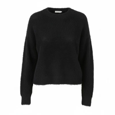American Eagle Outfitters Damen Pullover XL Noir Gekürzt Manches Longues - Photo 1/4