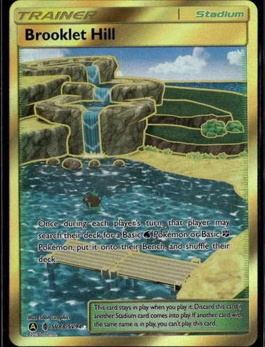Brooklet Hill Shiny Holo Rare Hidden Fates: Shiny Vault SV88/SV94 Stadium Holofo