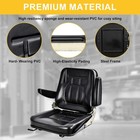 Universal Forklift Seat 45°-180° Adjustable Backrest & Armrests Anti-fatigue — photo 5