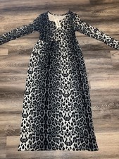 Women s Large Cheetah Leopard Dress Maxi Long Size Large New With Tags