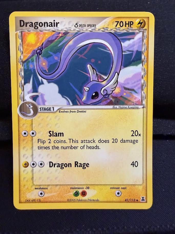 Pokemon Ex Delta Species Dragonair Uncommon (41/113) NM