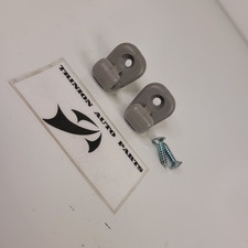 1999-2003 Mitsubishi Montero Sport Sun Visor Clip Gray With Screws Set Of 2 Oem