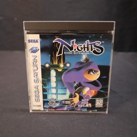 Nights Into Dreams Sega Saturn Not For Resale Version With Manual Untested