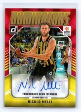 Nicolo Melli 2024-25 Donruss EuroLeague #DS-MLL Dominators Auto Red Laser #/99