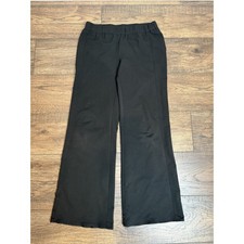 Derek Lam 10C X Athleta Black Wide Leg Workout Pants Size Small Full Length