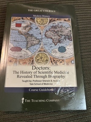 New, sealed, Great Courses DVDs,  DOCTORS: History Scientific Medicine Biography