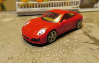 Herpa 038522 1:87 H0 Porsche 911 Carrera 2 Rot Neu Ovp