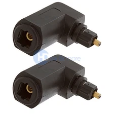 Optical Toslink Jack to Optical Plug Digital Audio Adapter Converter Angled