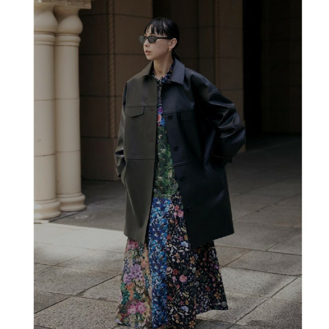 AMERI Liberty Patchwork Black Dress - image 4